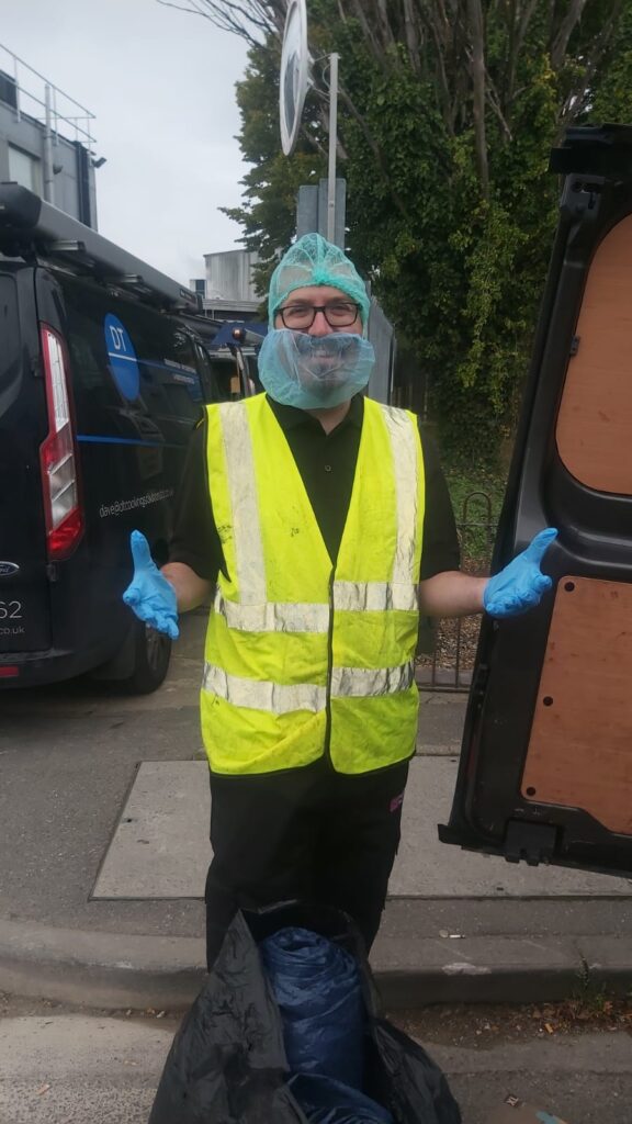 Pro Duct Sales team member wearing high vis and protective equipment