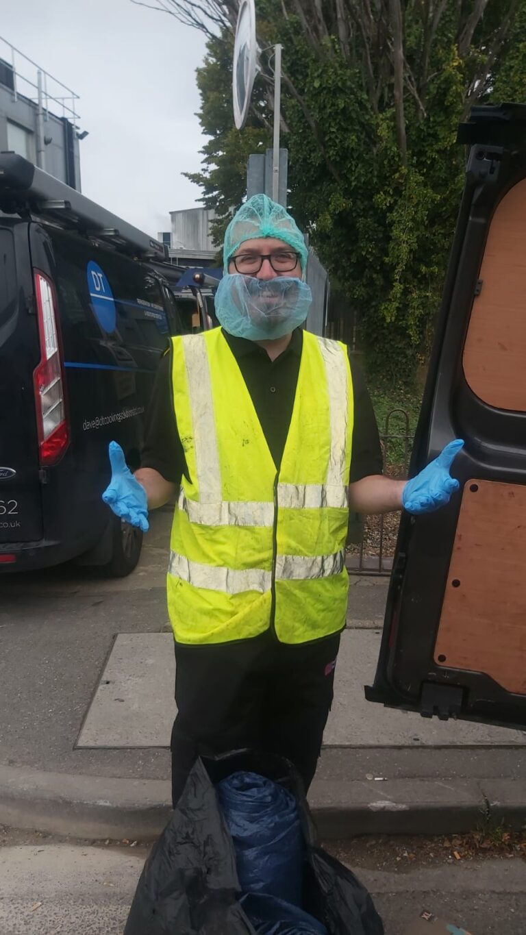 Pro Duct Sales team member wearing high vis and protective equipment